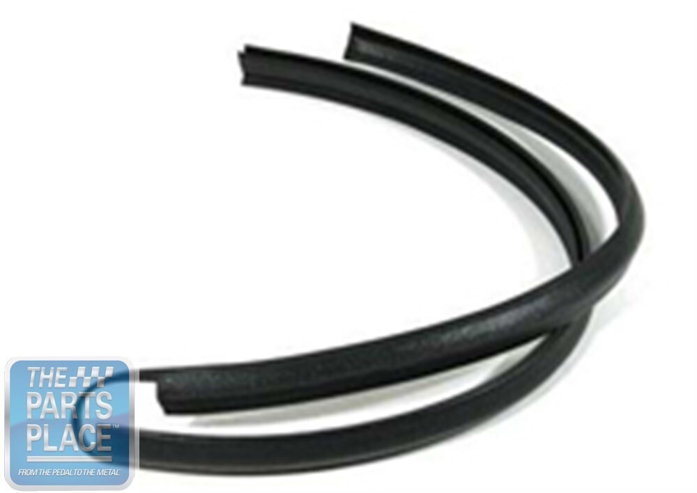 1968-72 GM A Body Black Front Window Headliner Windlace