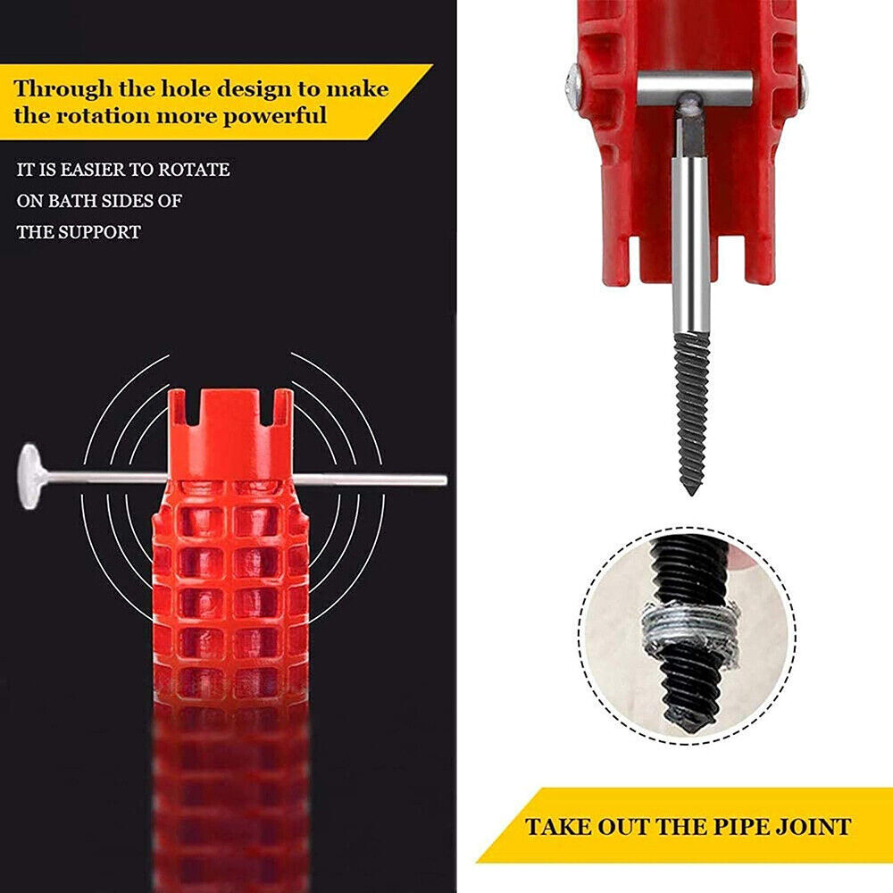 Faucet Sink Installer Multi Tool Pipe Wrench For Plumbers Homeowners Spanner USA