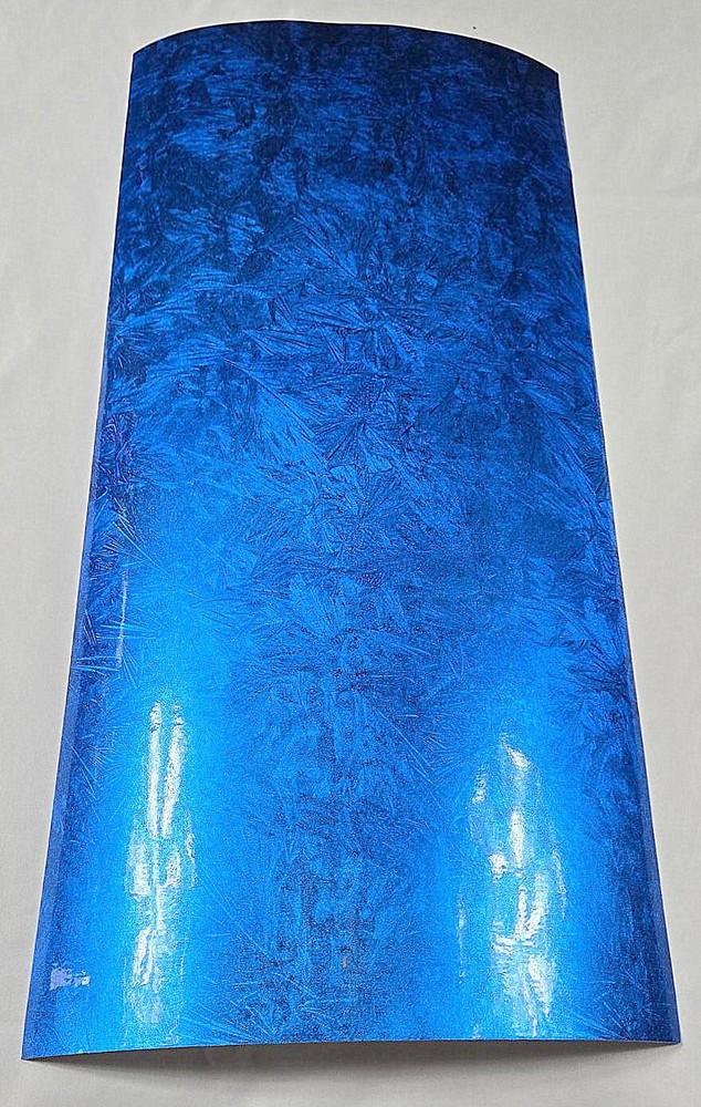 Fluorescent Blue Galvanized Sign Vinyl Plotter Cutter 24" x 10 ft