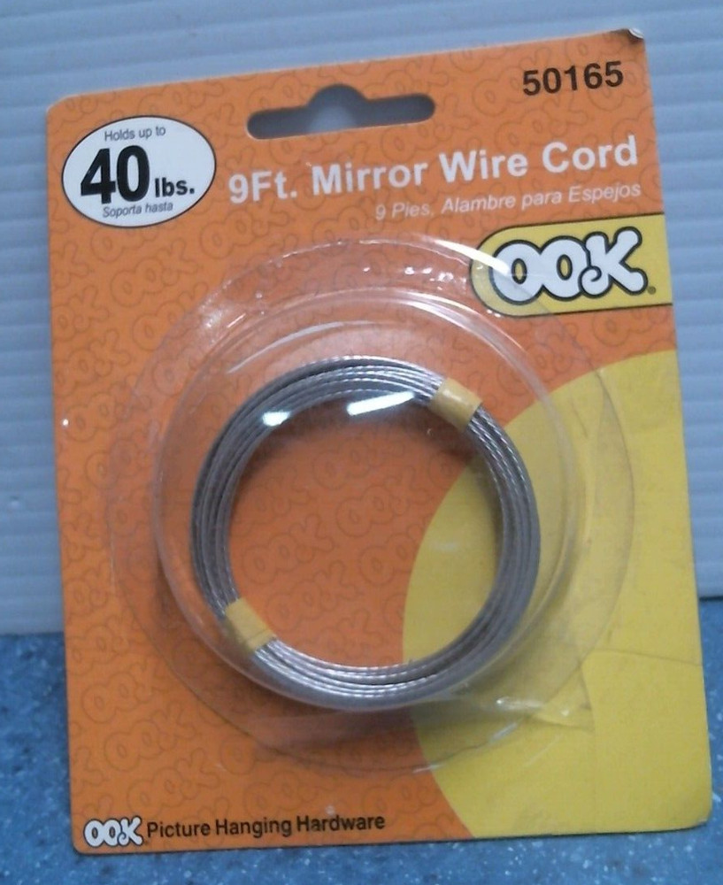 Ook 9 ft. Mirror Wire Cord  (50165) FS