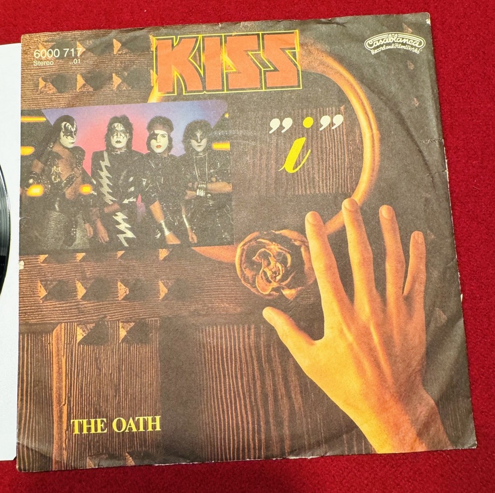 KISS German 1981 "I" / The Oath Picture Sleeve 45 Vinyl 6000 717