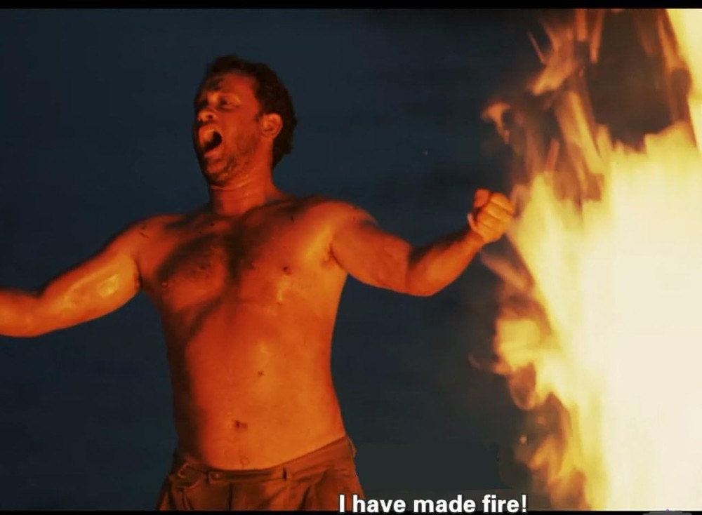 Bow Drill Kit Fire Starter, Primitive Wooden, Friction Fire-Making Tool