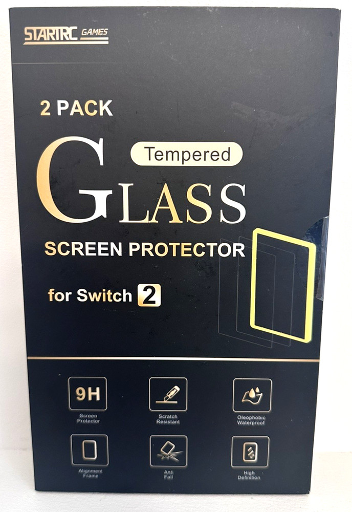 Startrc Games 2 pack Screen Protector Nintendo Switch 2