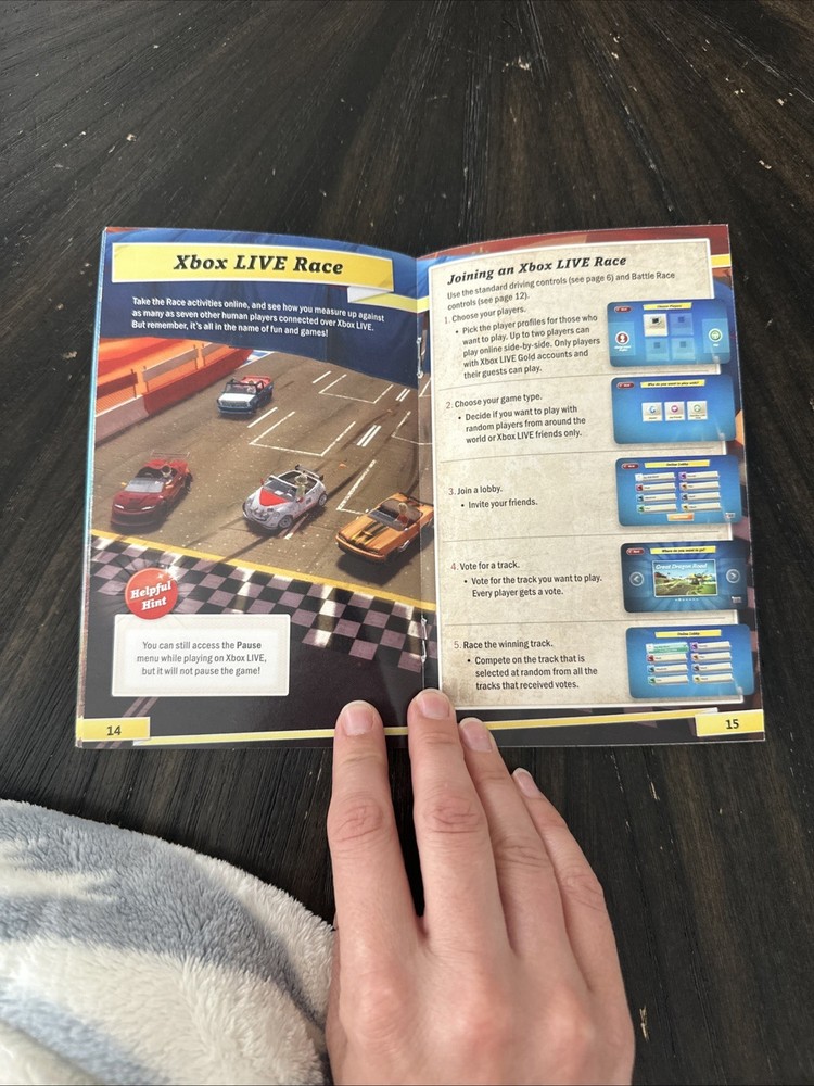 XBOX 360 Manual Only Kinect Joy Ride