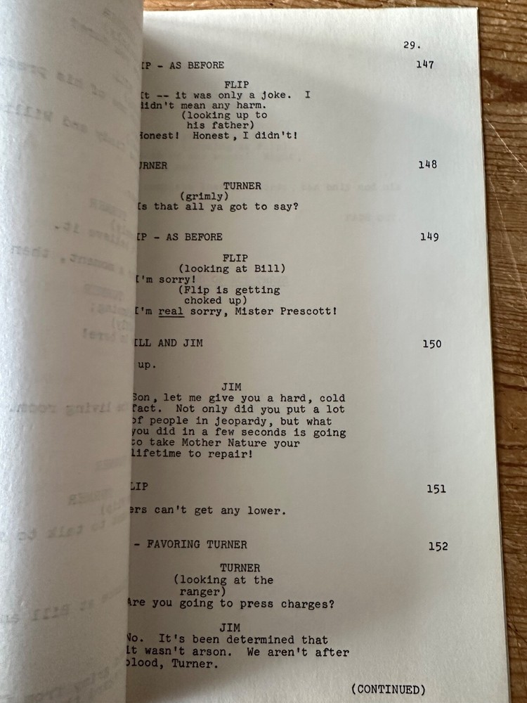 Thunder and the JOKESTERS ORIGINAL TV SHOW SCRIPT