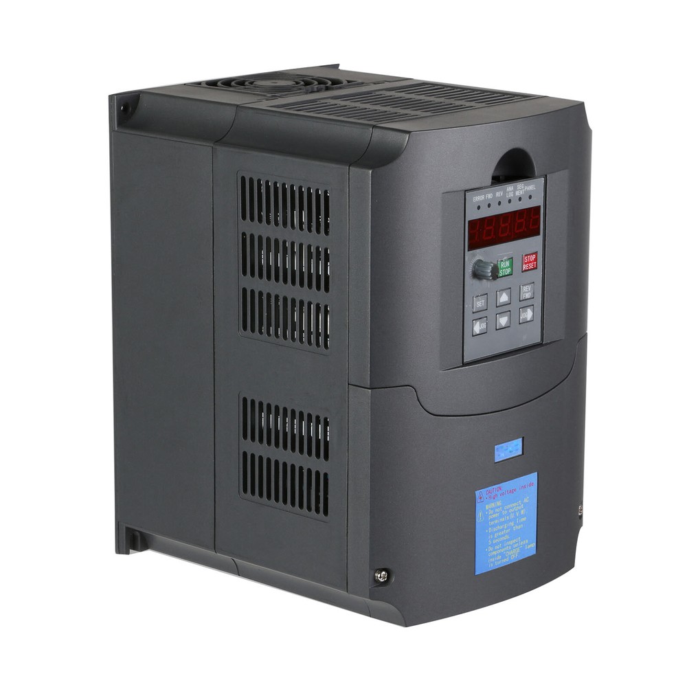 10HP 7.5KW Variable Frequency Drive Inverter VFD Single Phase To 3 Phase 220V