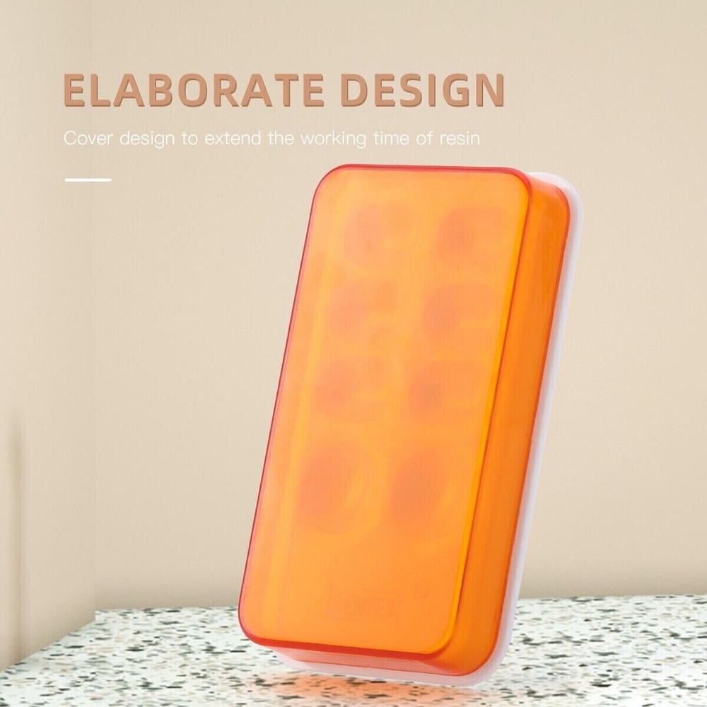 Dental Teeth Patch Shading Light Case 8 Hole Veneer Storage Organizer Holder