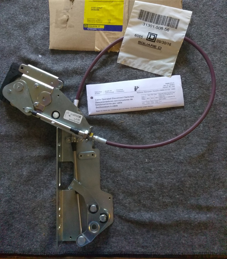 Schneider Square D 9422-CFT40 Flange Mount Disconnect Cable Assembly 48"