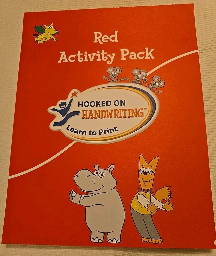 Hooked Phonics Hooked On Handwriting Learn To Print Activity Workbooks +CD-ROM