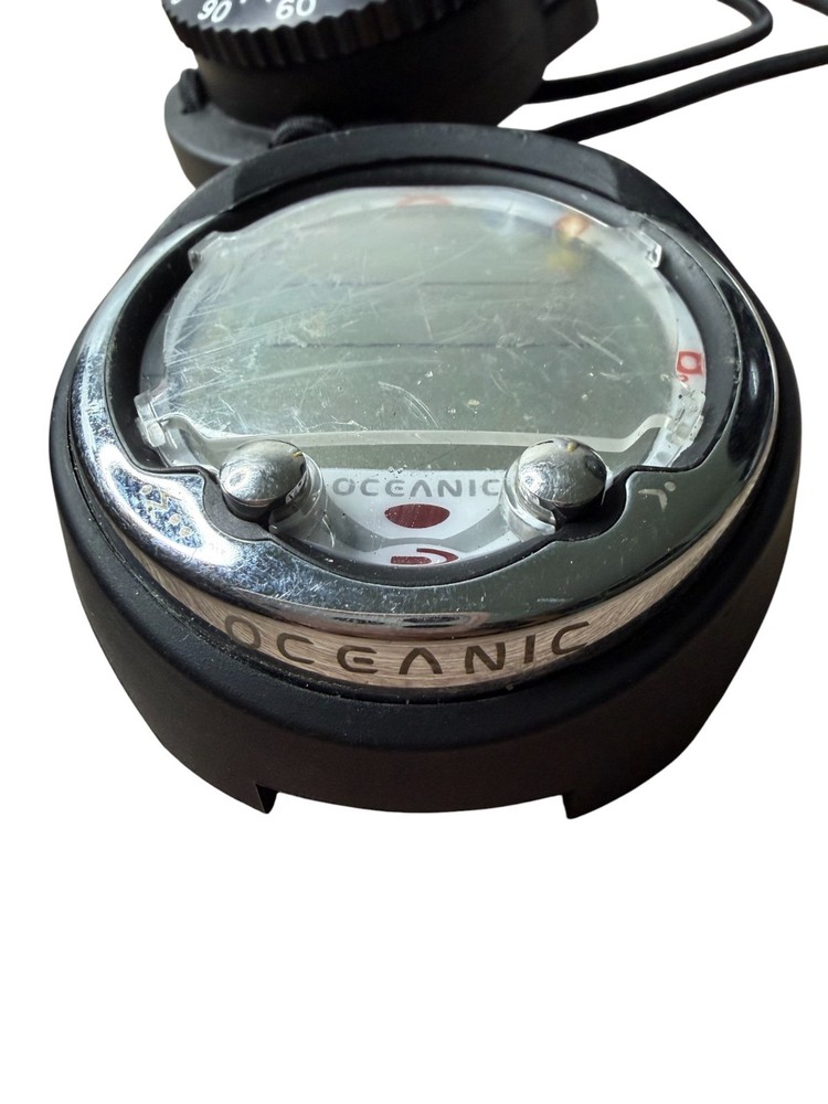 Dive Bundle – Oceanic VT3 Dive Computer + Bungee Compass – Untested / Parts