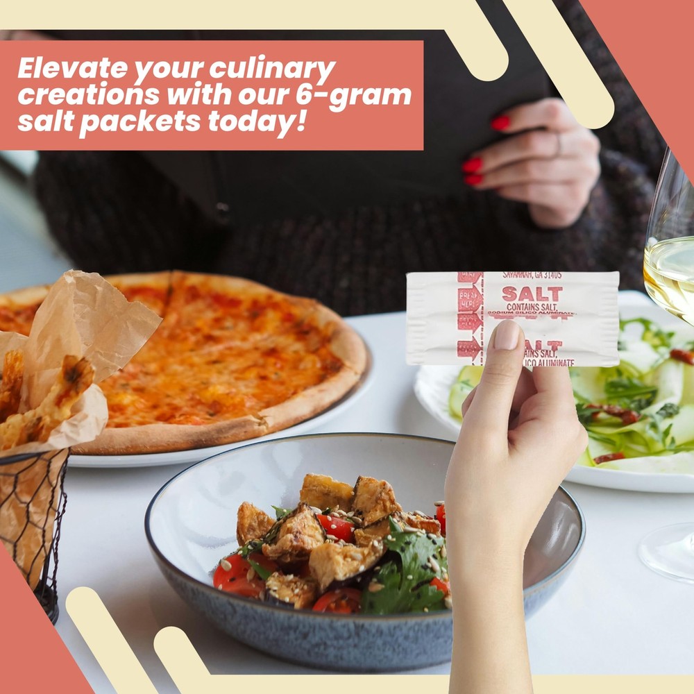 Perfect Stix Iodized Salt Packets .6 Grams 1000 Packets Packaging may vary.