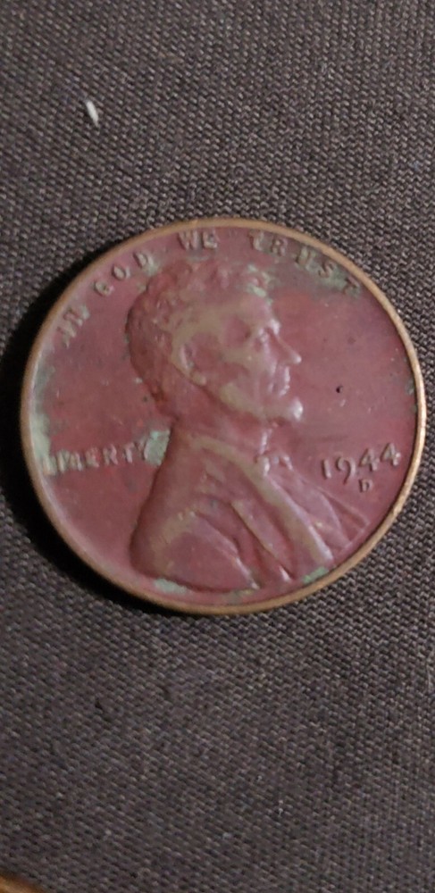1944 wheat penny D mint mark