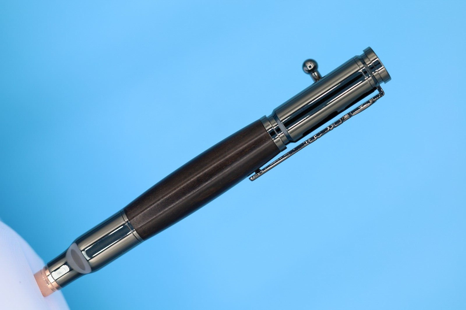 Gifts for Hunters 30 Caliber Bolt Action Pen GunMetal Blackwood