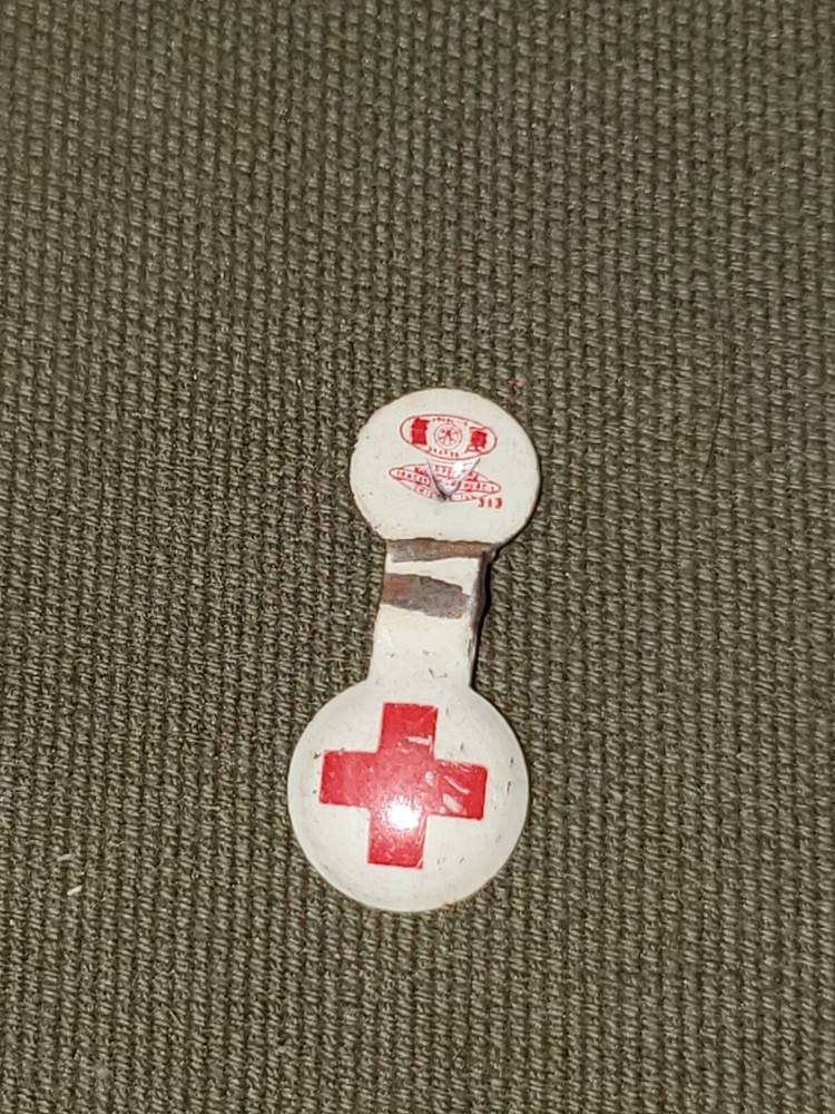 WWII American Red Cross Support Fold Over Tab