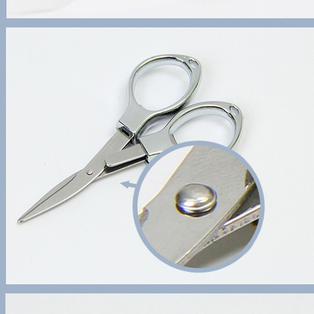 5Pcs Portable Small Folding Travel & Pocket Scissors Foldable Sewing