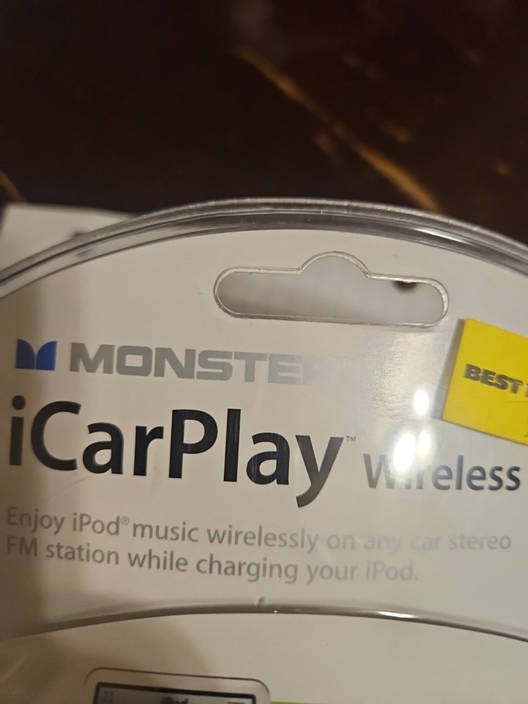 iCarPlay Wireless by Monster For iPod With Dock Connector New Sealed