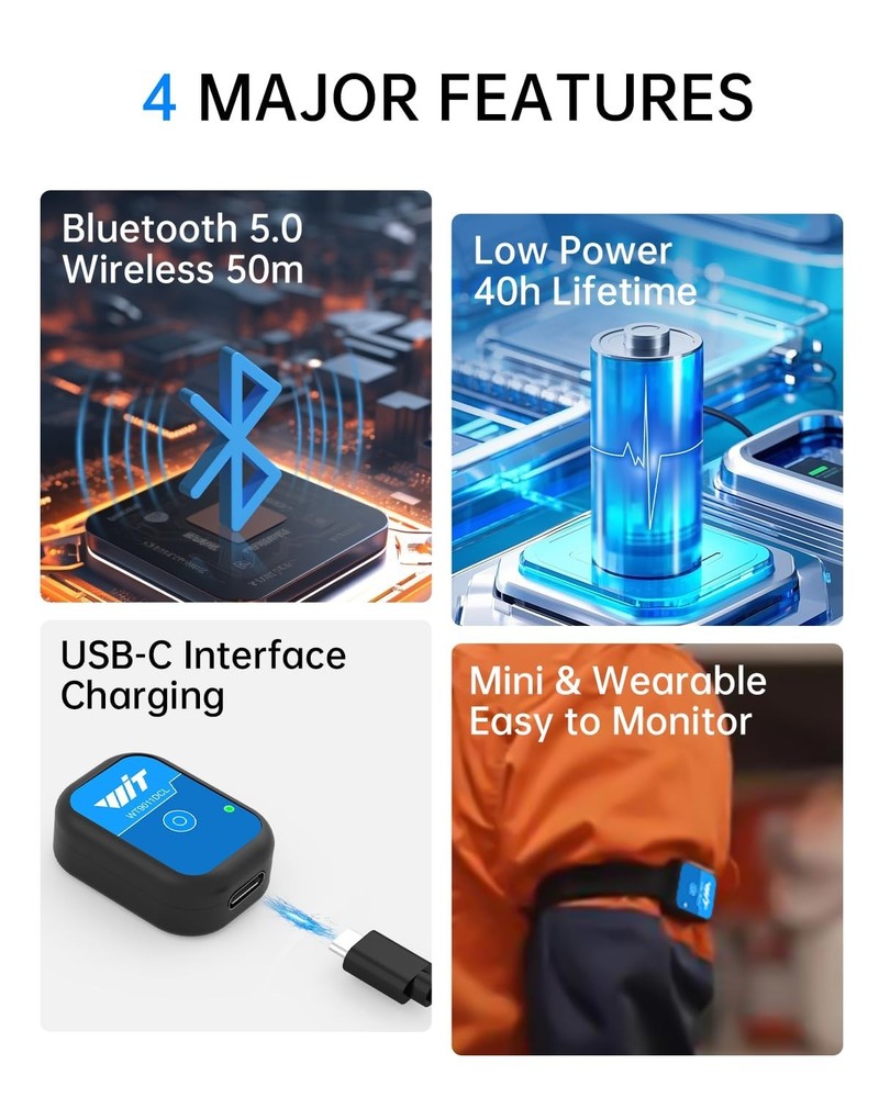 Bluetooth 5.0 IMU Sensor with Kalman Filter for Enhanced Measurement Accuracy