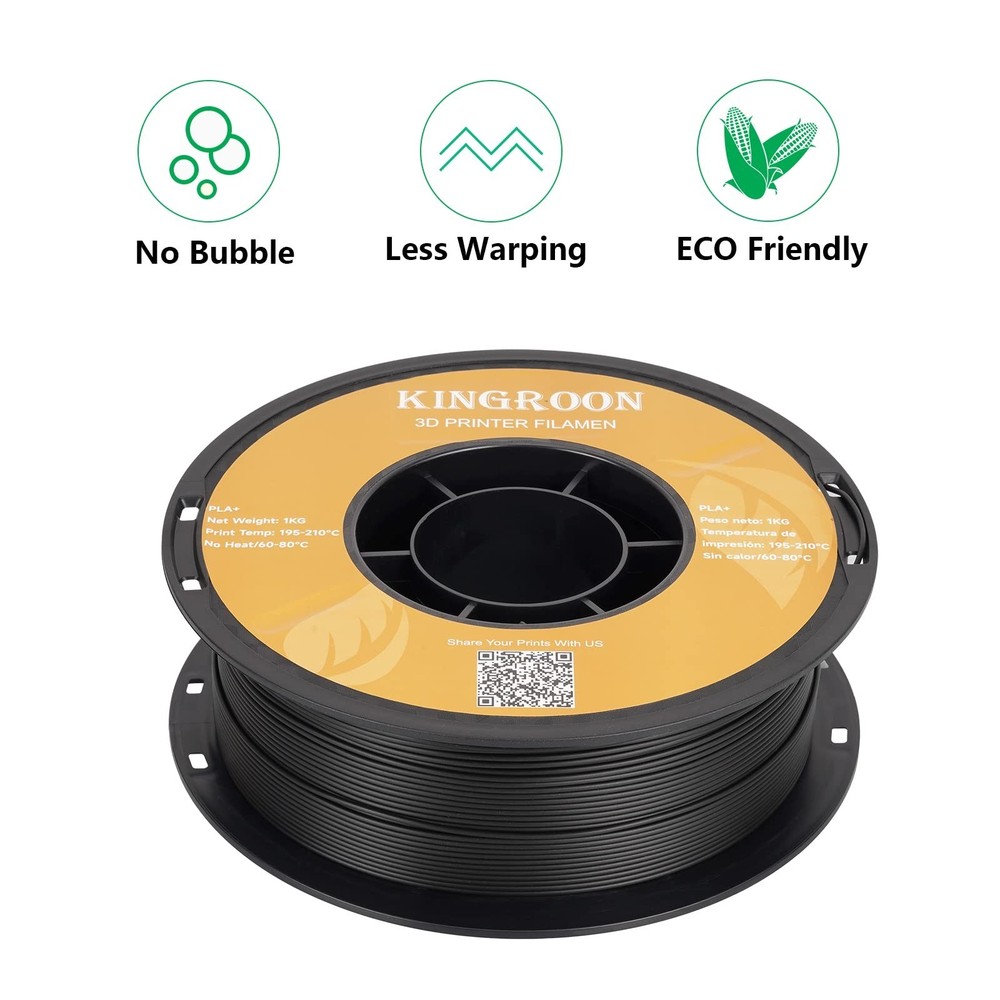 Kingroon PLA Plus（PLA+） 3D Printer Filament, Dimensional Accuracy