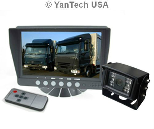 7" Color CCD Rear View Backup Camera System-Reverse System with 2 Video Inputs