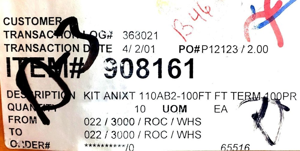 Lucent Technologies Avaya 110AB2-100FT 110 Patch Panel W/ A-Type Hardware