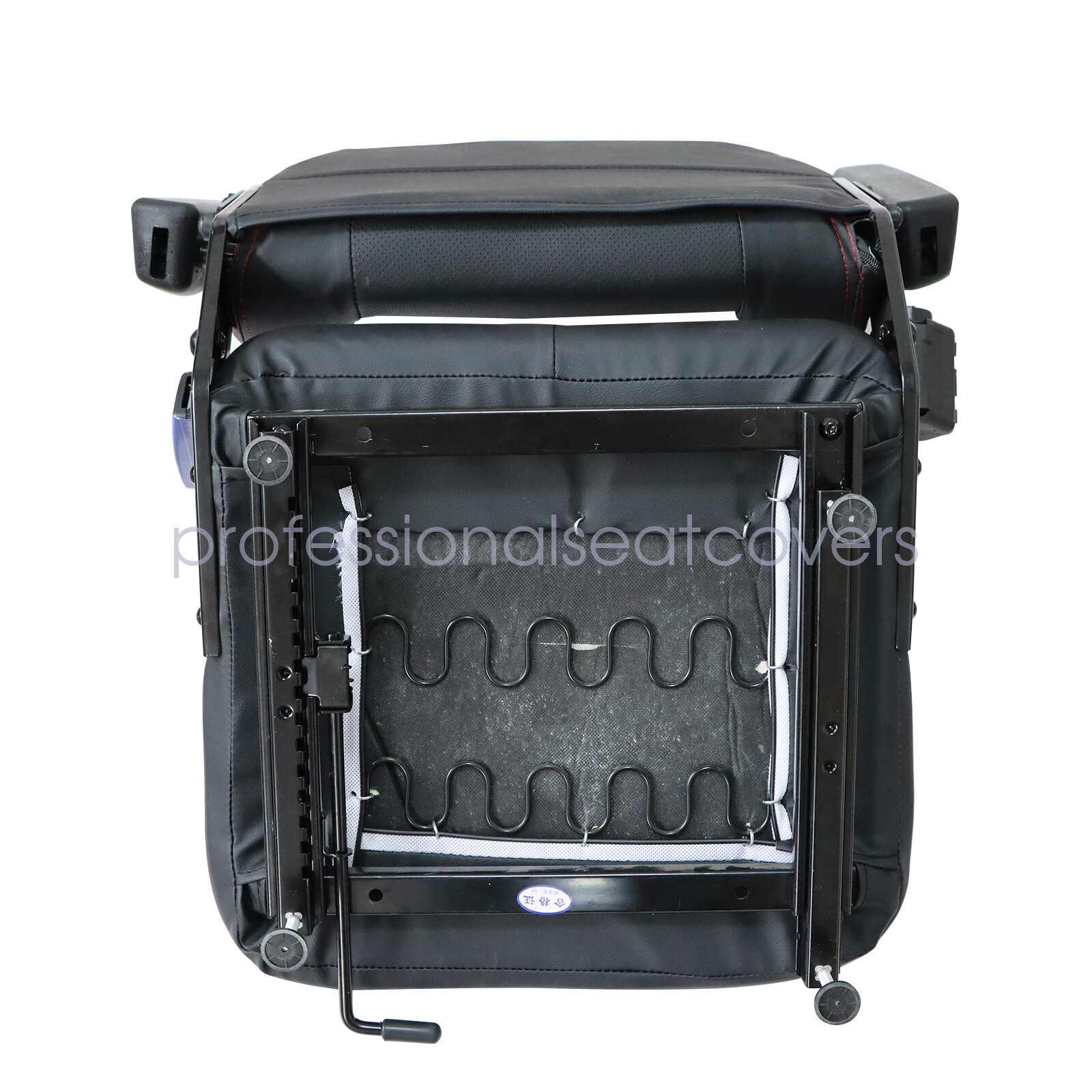 For Most Tractor Forklift Mower Dozer Telehandler Seat W/ Armrest & Safety Belt