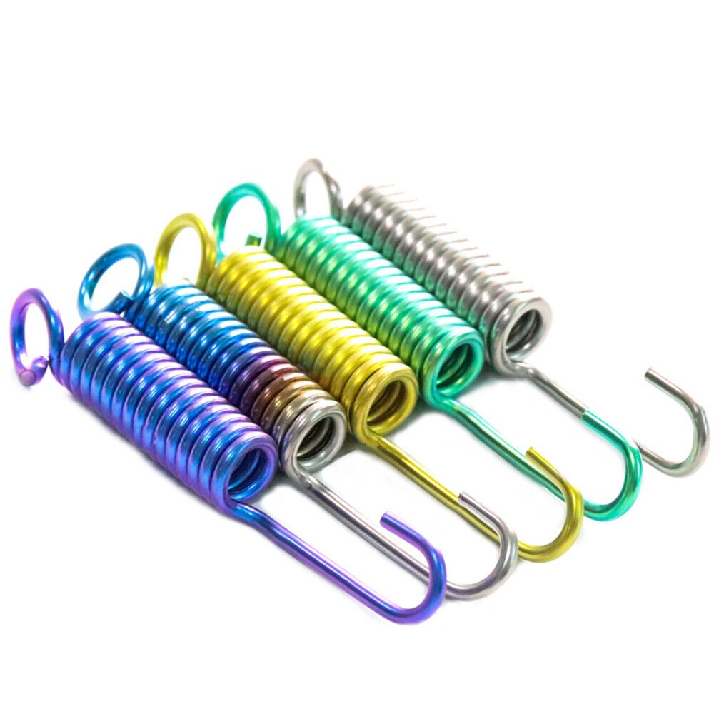 1 Pcs Motorcycle Side Stand Spring 105MM High Strength Titanium Alloy Spring