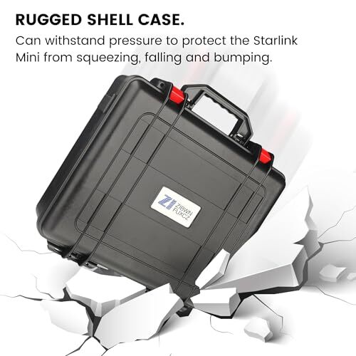 Hard Case for Starlink Mini,with Dual Layer Customizable Starlink Mini Case