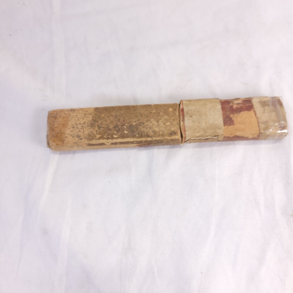 Unmarked 11/16 Straight Razor Black Rusty Blade