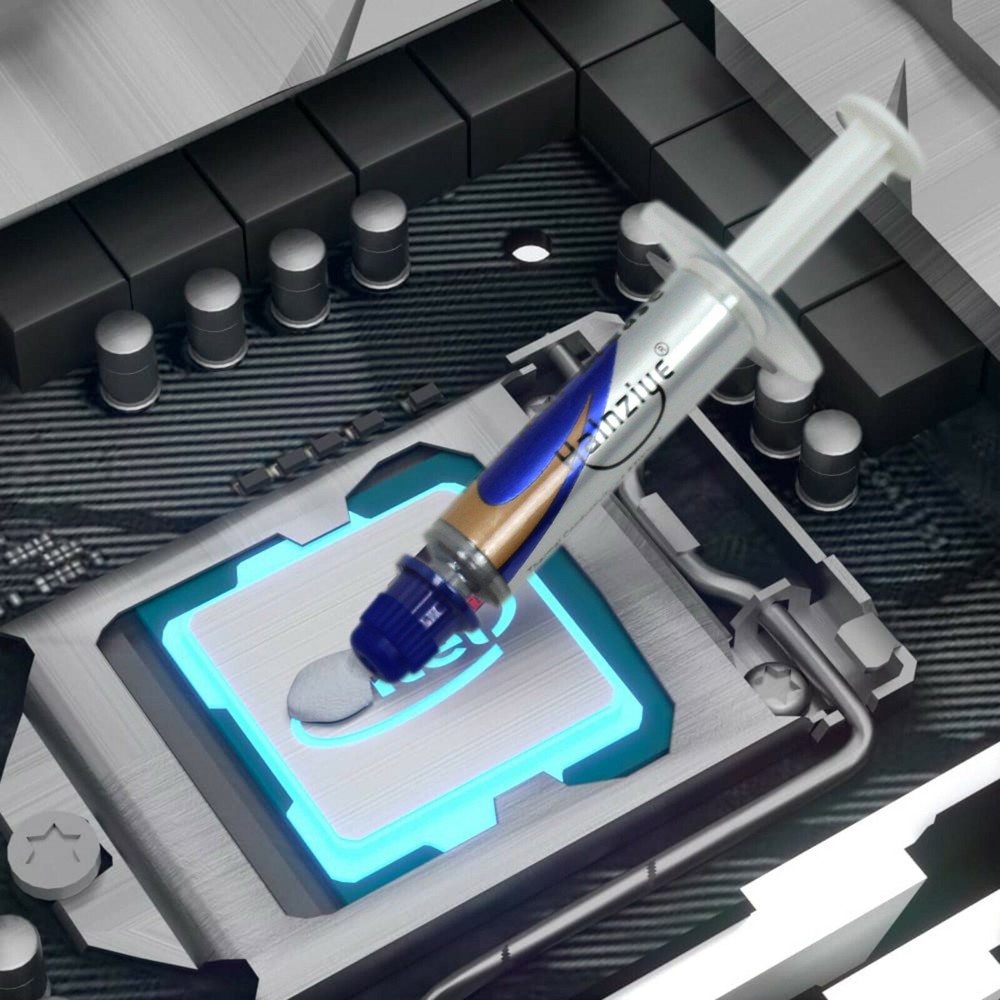 High Performance Silver Thermal Grease CPU Heatsink Compound Paste Syringe