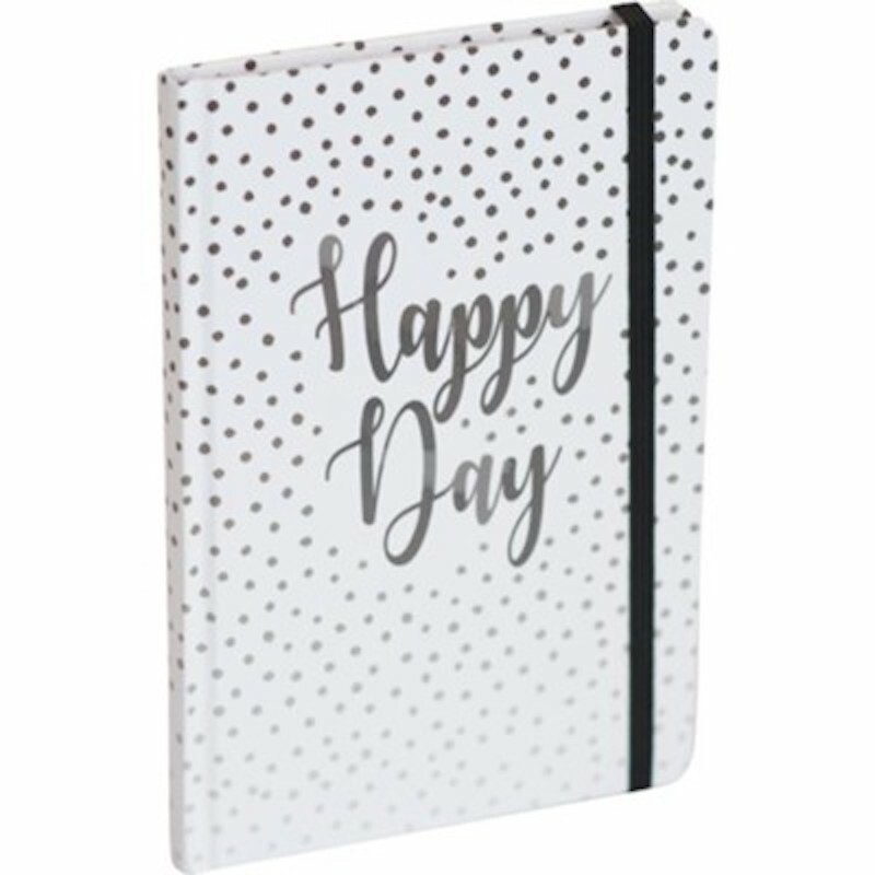 New - Happy Day Journal with Elastic Closure