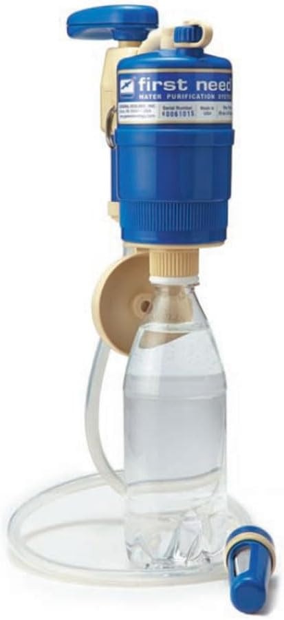 First Need XLE Elite Portable Water Purifier Microfilter Filter Pump