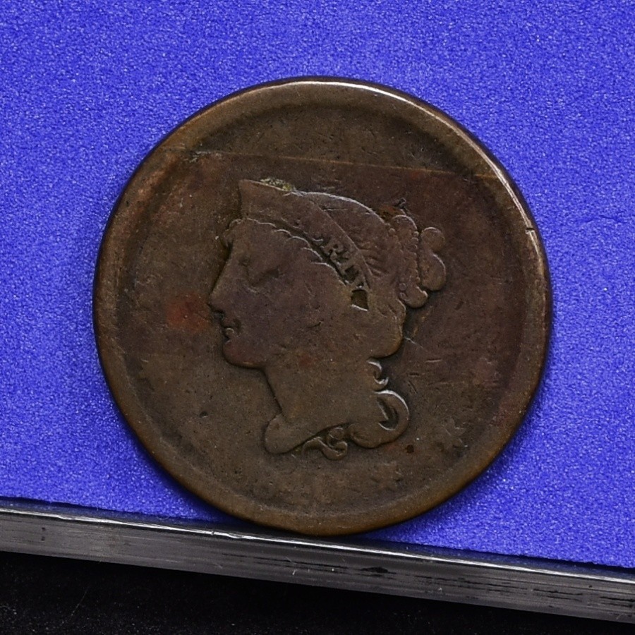 1840 Large Cent - Large Date - Good Details, Worn (#58895-L)