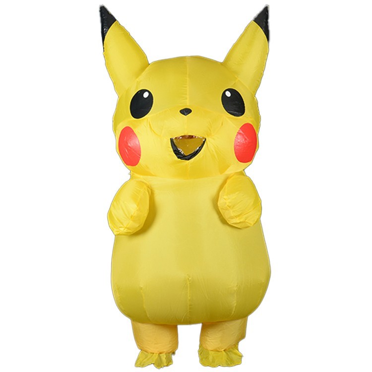 Pikachu Inflatable Costume Mascot Funny Adult fit 140-175cm Party Cosplay Outfit