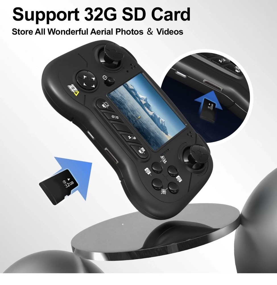 Toladrone TD31LCD RC Drone with LCD Screen, Foldable for Beginners...