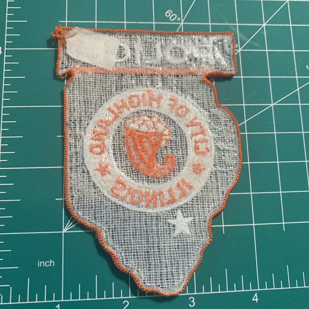 Highland Illinois Police Shoulder Patch 3I