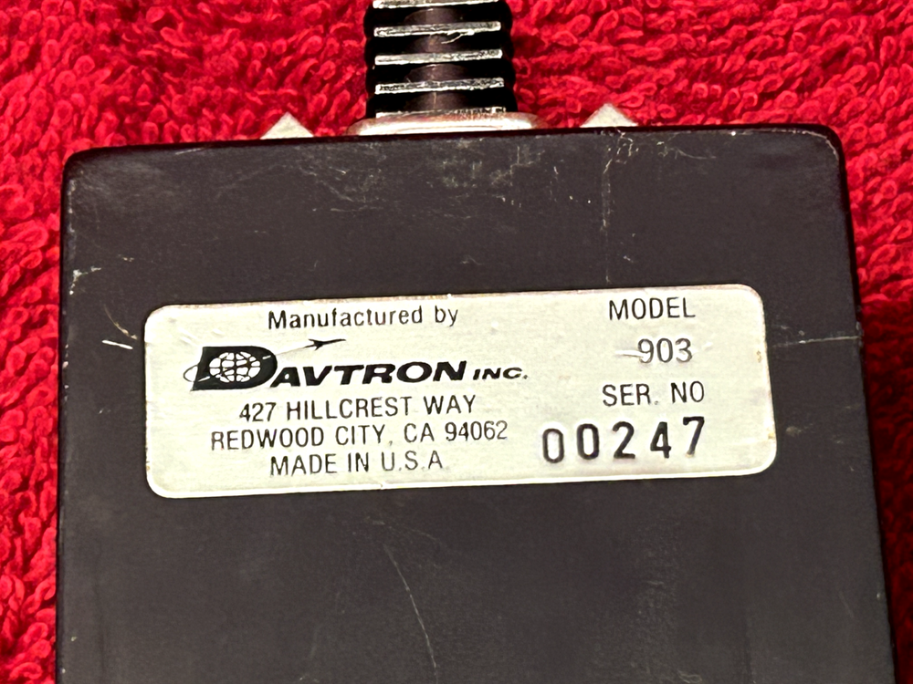 DAVTRON DVOR MODEL 903