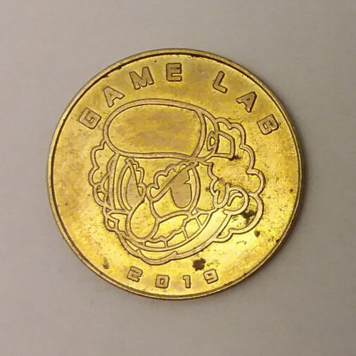 Game Lab Riverside, CA 2019 Arcade Game Token 24mm