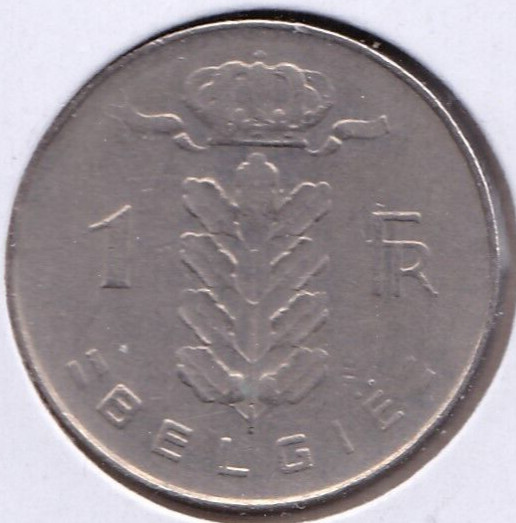 1972 Belgium 1 Franc