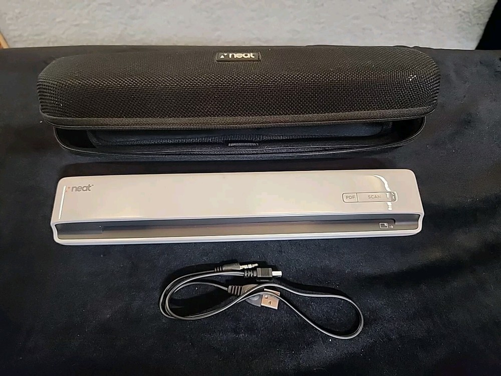 Neat NR-030108 Receipt Document Portable Scanner Case + USB Cord & Case