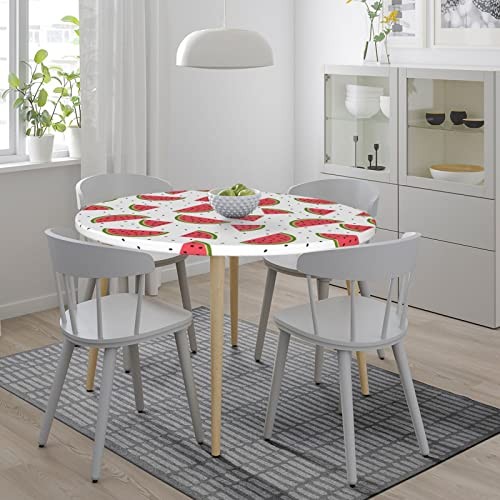 Elastic Edged Tablecloth - Elastic Fitting Round Table 58" (Round) Watermelon