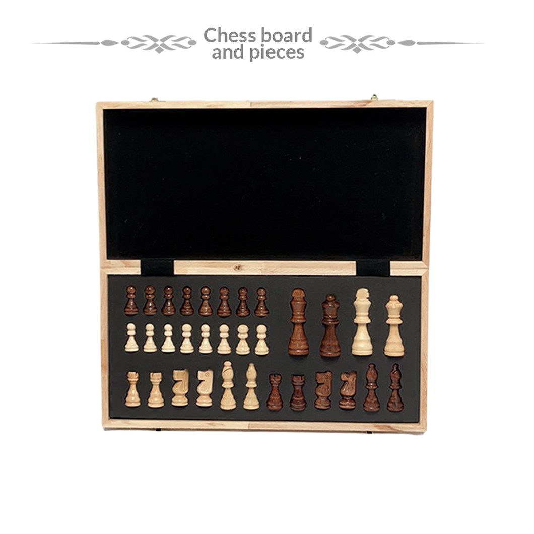 Magnetic Chess Set Folding Chess Board Storage Travel Party Game Set Ages 6+