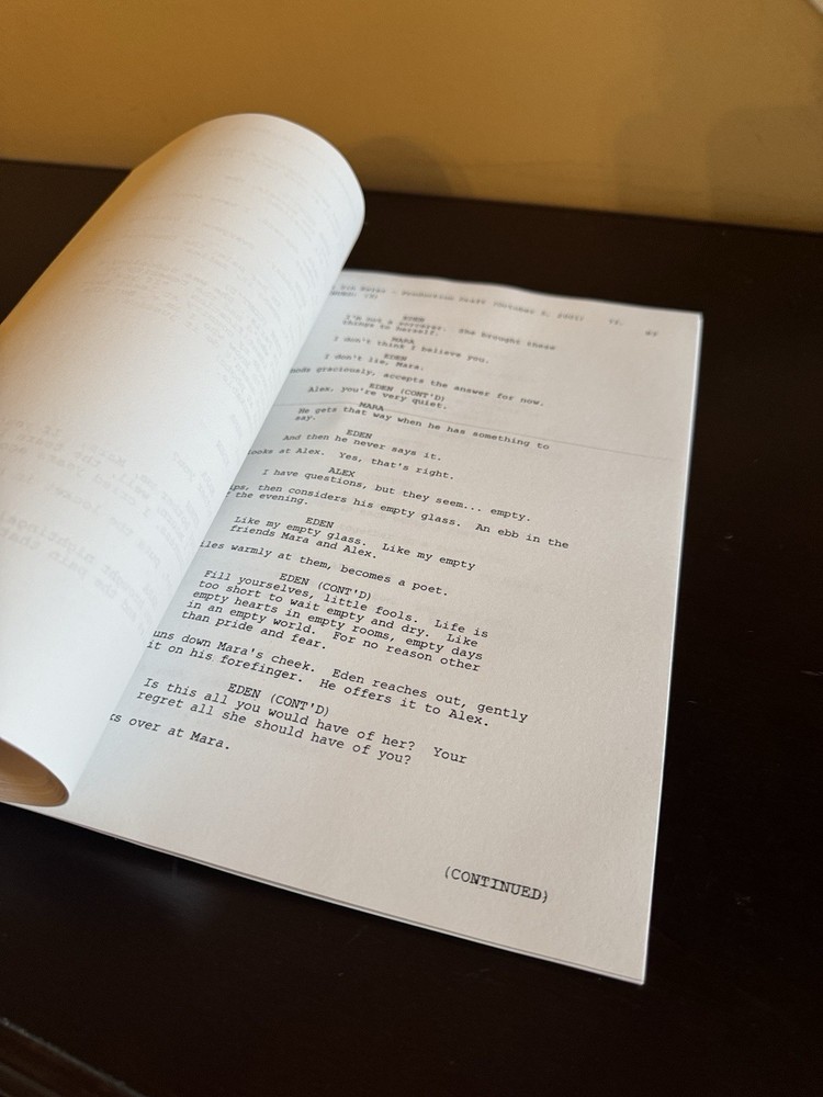 The Order Sin Eater Screenplay Script / Heath Ledger Horror Film