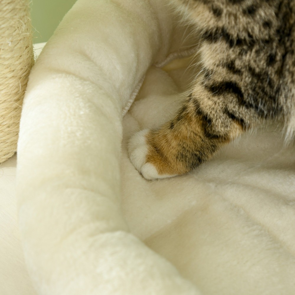 3-Level Cat Tree with Sisal Scratching Posts for Playing