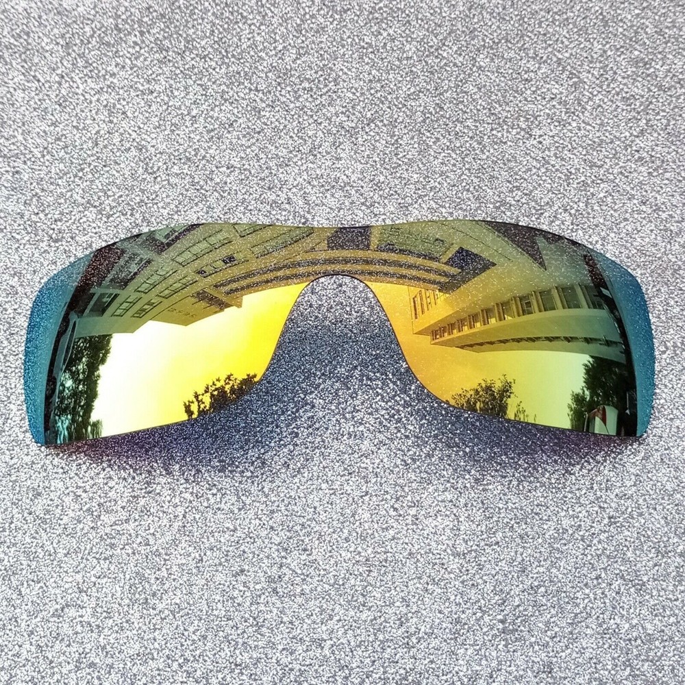 24K Gold Polarized Replacement  Lenses For-Oakley Batwolf Frame OO9101