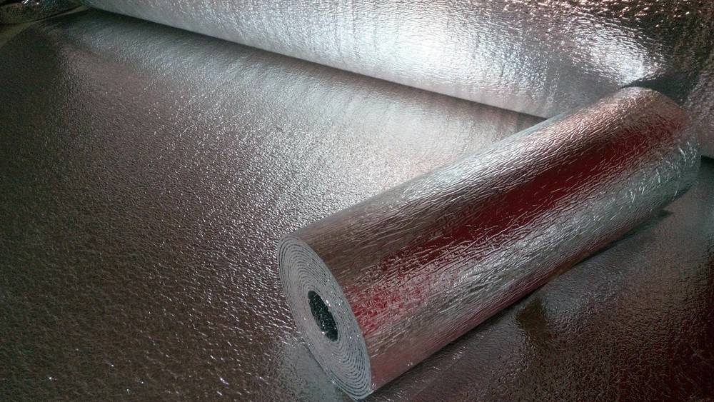 (4' x5') 3/8' 10MM AD10 Solid Reflective Foam Core Vapor Barrier Double Sided