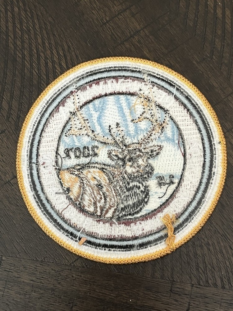 2007 PENNSYLVANIA ROCKY MT ELK FOUNDATION PATCH 4" DIAMETER