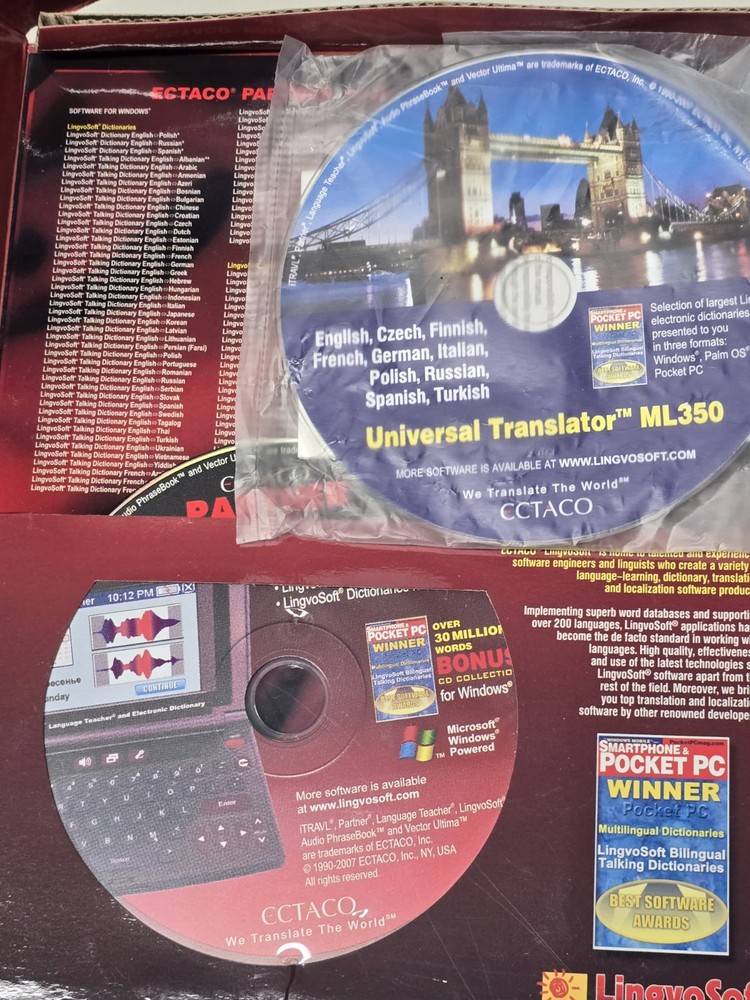 Ectaco Partner ER850 Language Teacher & Dictionary English - Russian *READ*