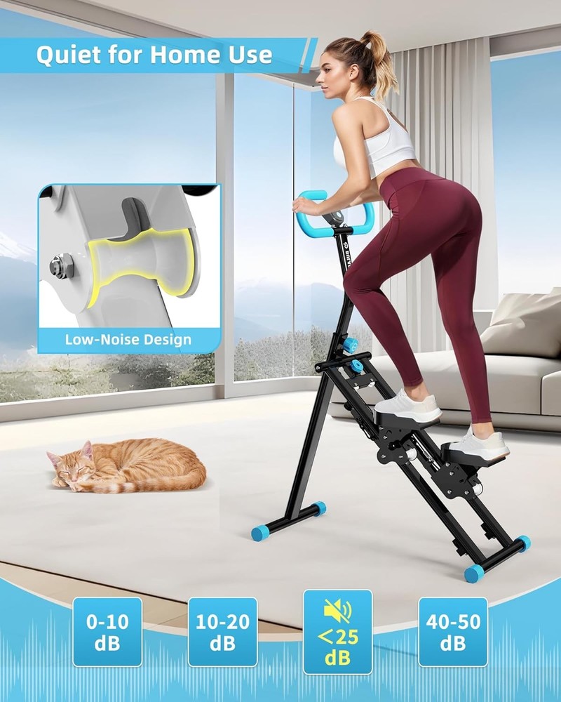 Stair Stepper for Home, Vertical Climber Workout Machine with Handlebar for Full