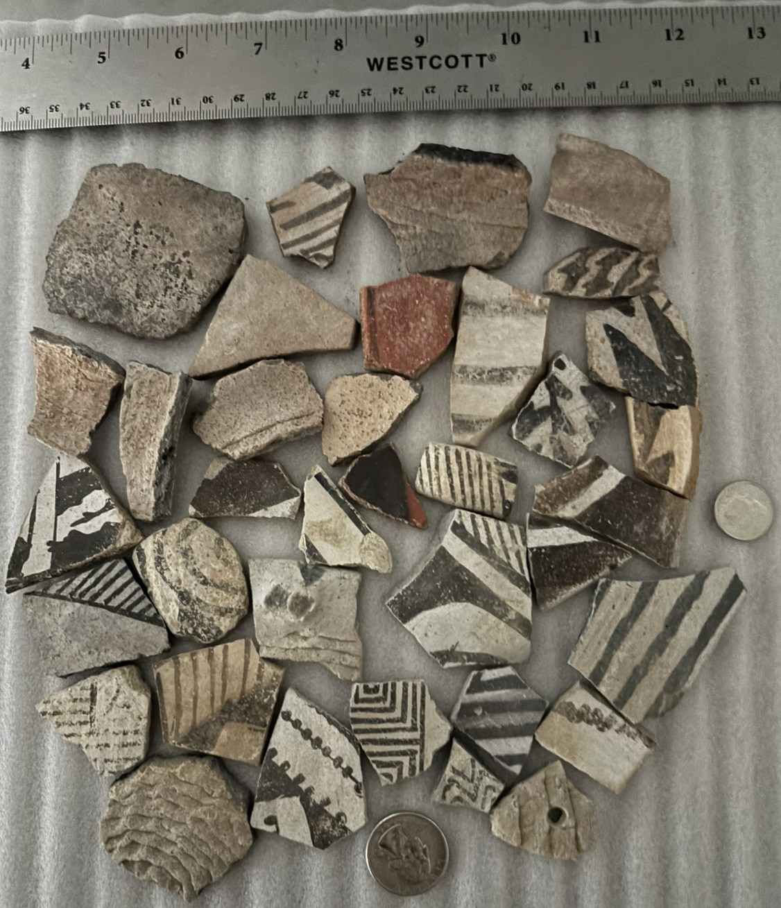 Ancient Anasazi Native American Pottery Shards Arizona L4-E FREE SHIPPING