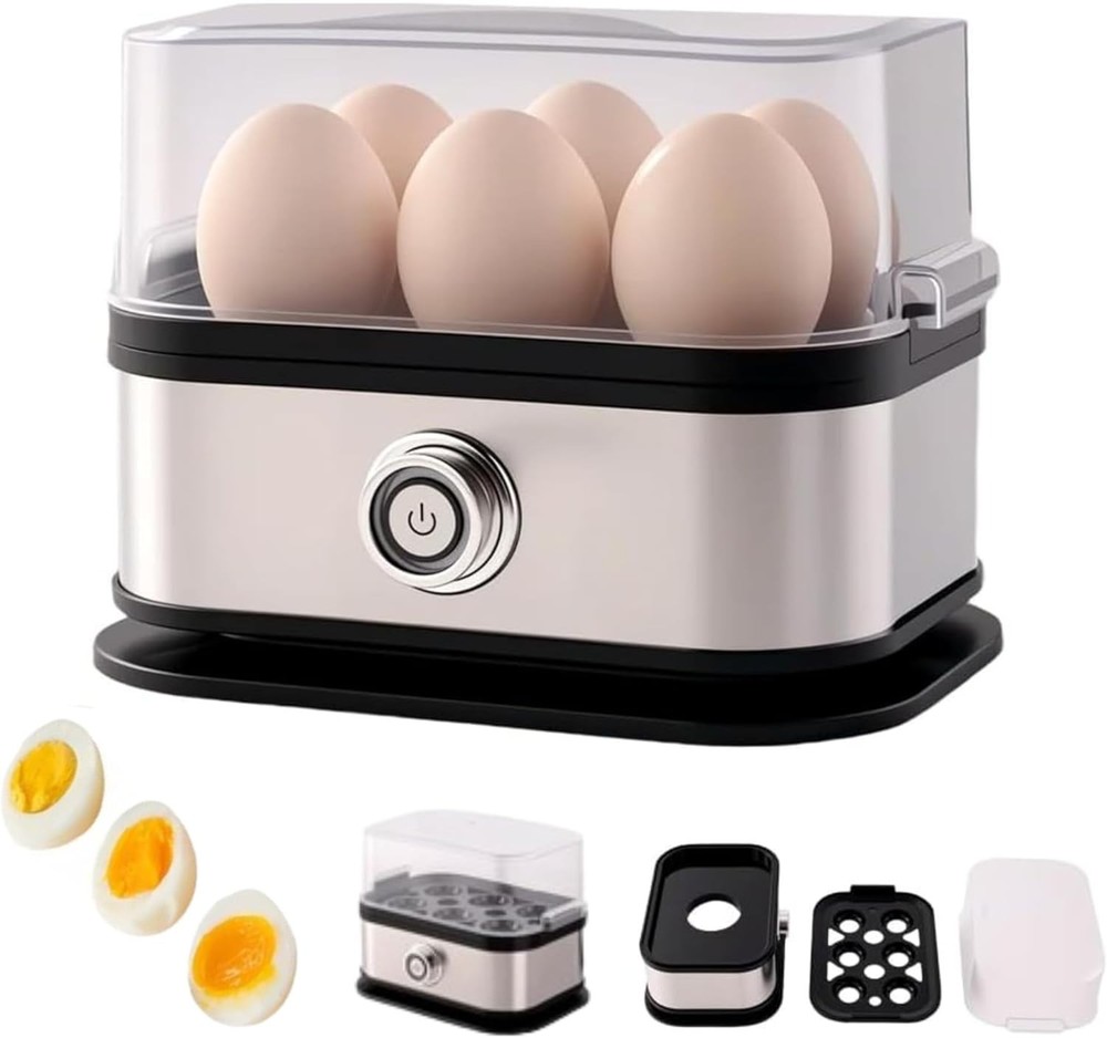 Smart Egg Cooker with Auto Shut,Multi-function Rapid Eggs Cooker Electric Cooker